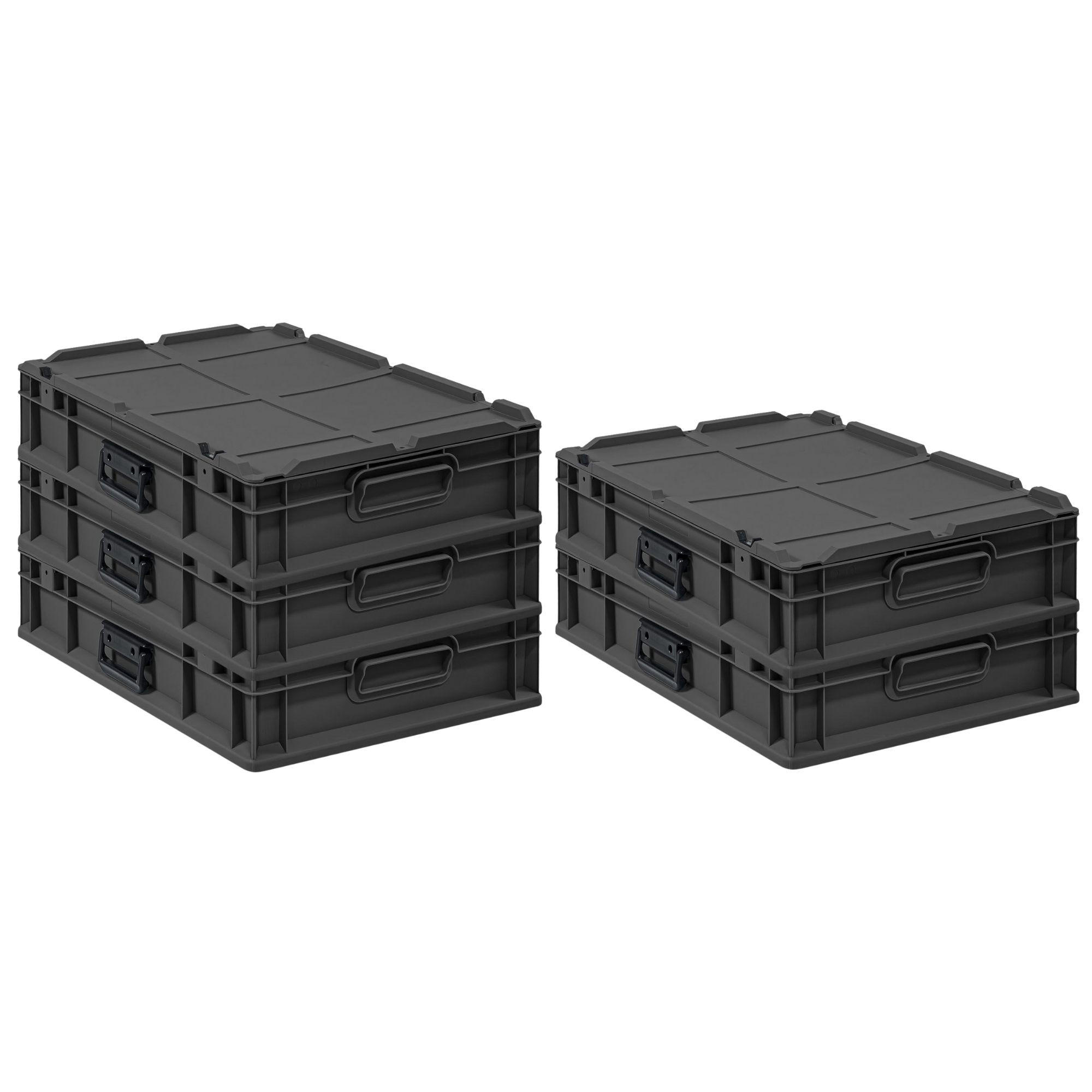 Proregal Eurobox Schwarz 40x13.5x60 cm