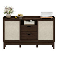 SIDEBOARD 150/39.5/80 cm Natur aus Holzwerkstoff mit Schiebetüren - Naturfarben, Holzwerkstoff (39.5/80/150cm) - OKMYHOME