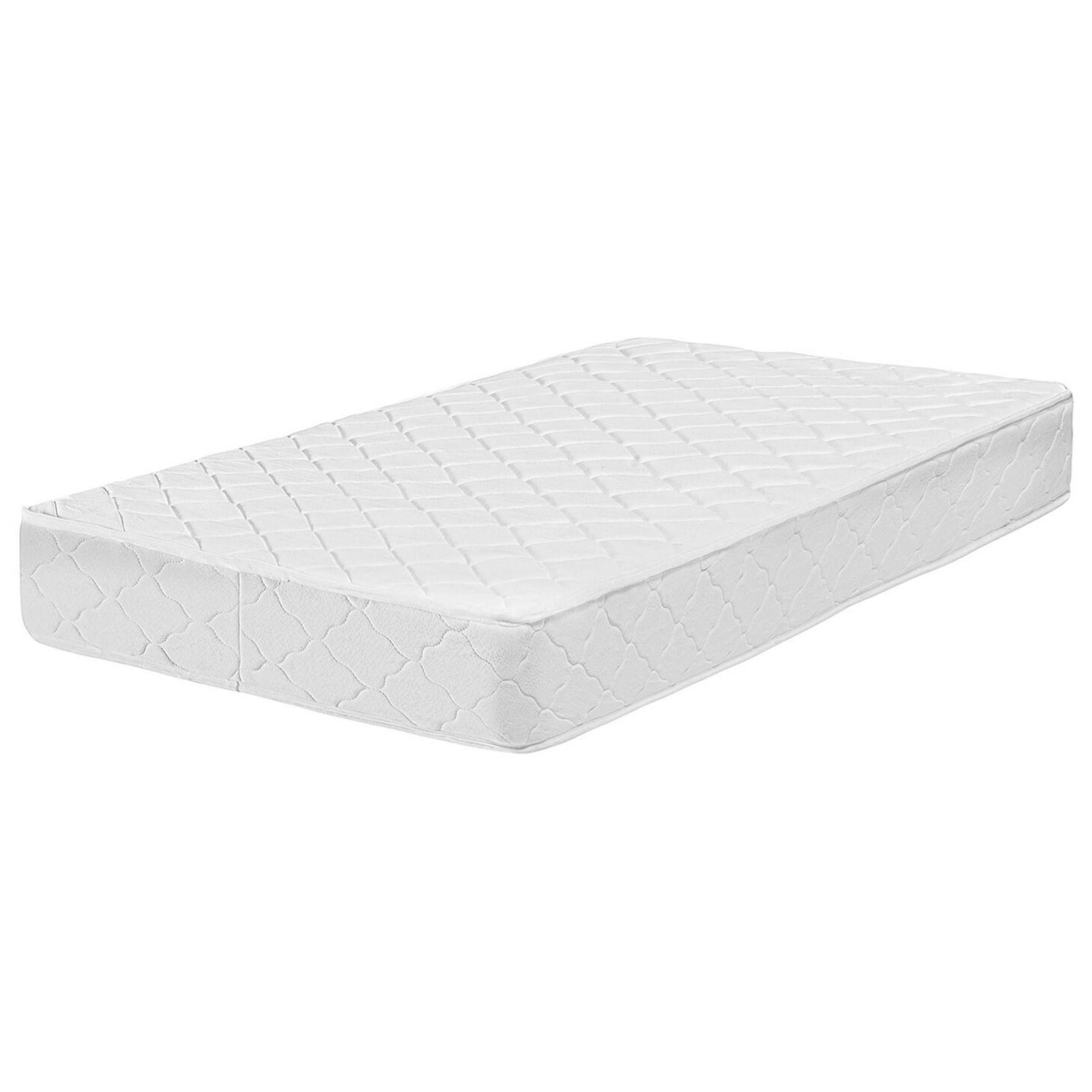 TASCHENFEDERKERNMATRATZE mittelfest/hart 90/200/20 cm Duo - Weiß, Textil (90/200cm) - Beliani