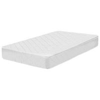 TASCHENFEDERKERNMATRATZE mittelfest/hart 90/200/20 cm Duo - Weiß, Textil (90/200cm) - Beliani