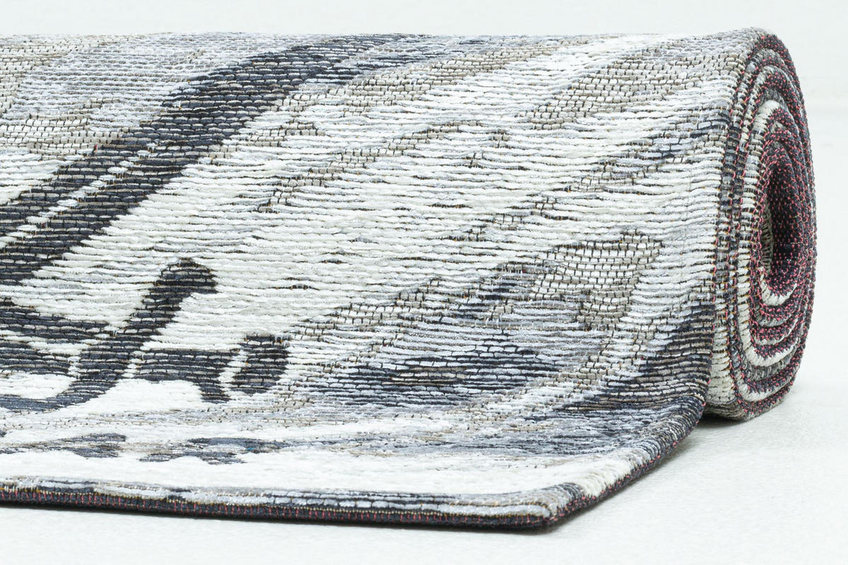 FLACHWEBTEPPICH Keitum 60x90 cm - Grau, Textil (60/90cm) - Sansibar SYLT