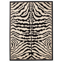 TEPPICH ATLAS Schwarz Creme 250/300 cm - Creme/Schwarz, Textil (250/300cm) - Tapiso