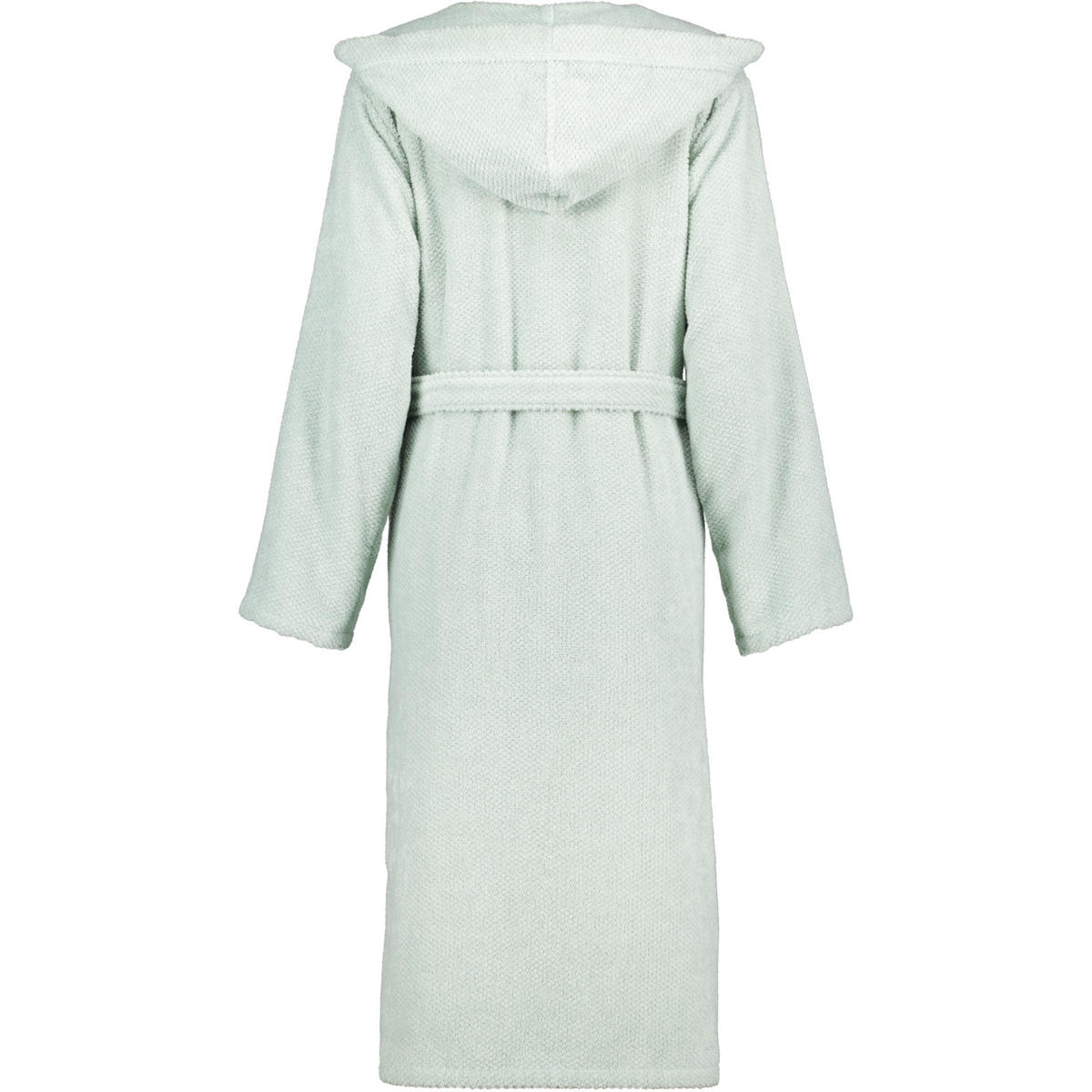 BADEMANTEL DAMEN KAPUZE PURE 5223 EUKALYPTUS - 450 - Grün, Textil (Snull) - Cawoe