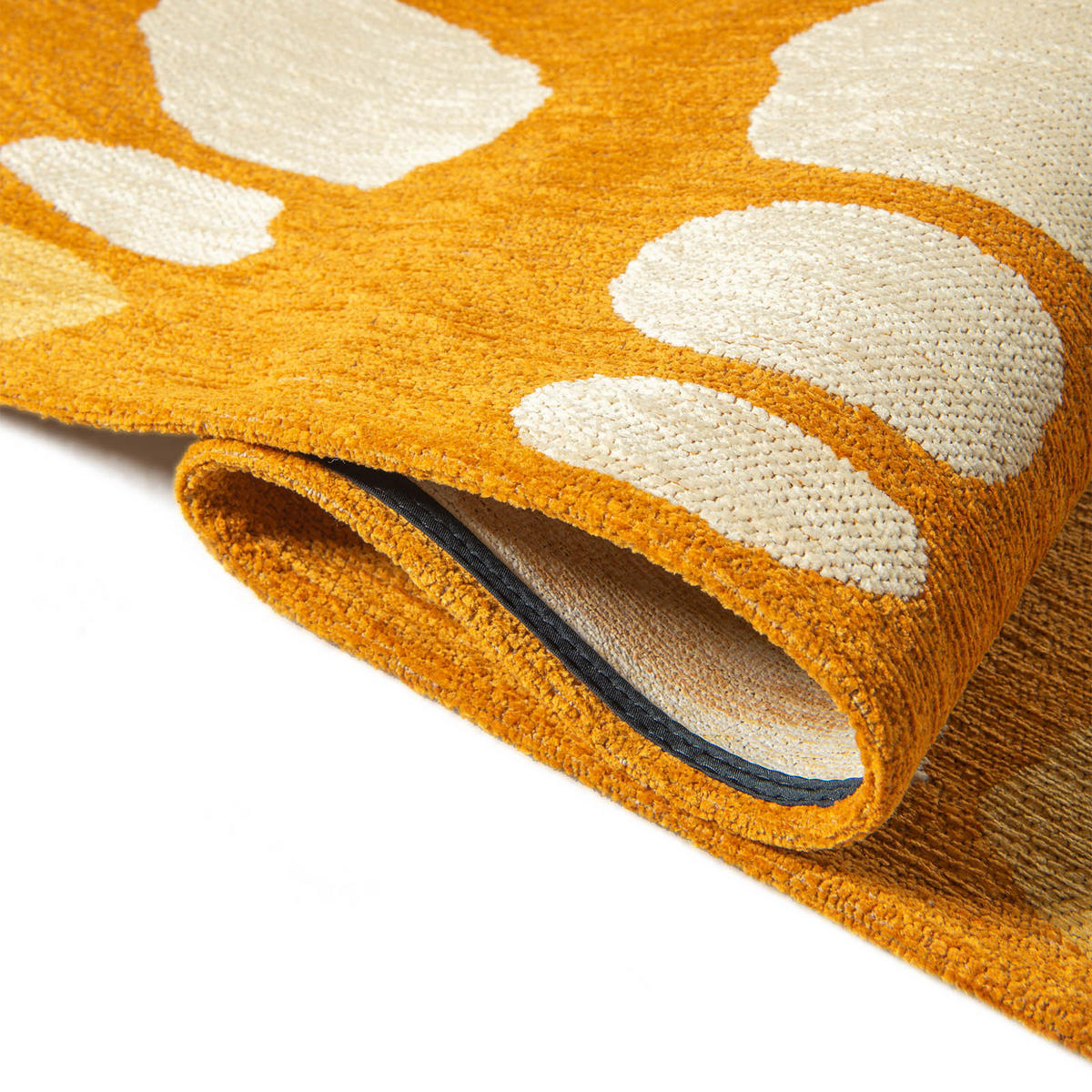 TEPPICH Lou Ice In Pumpkin 170/240 cm - Gelb, Textil (170/240cm) - Lola&Moi