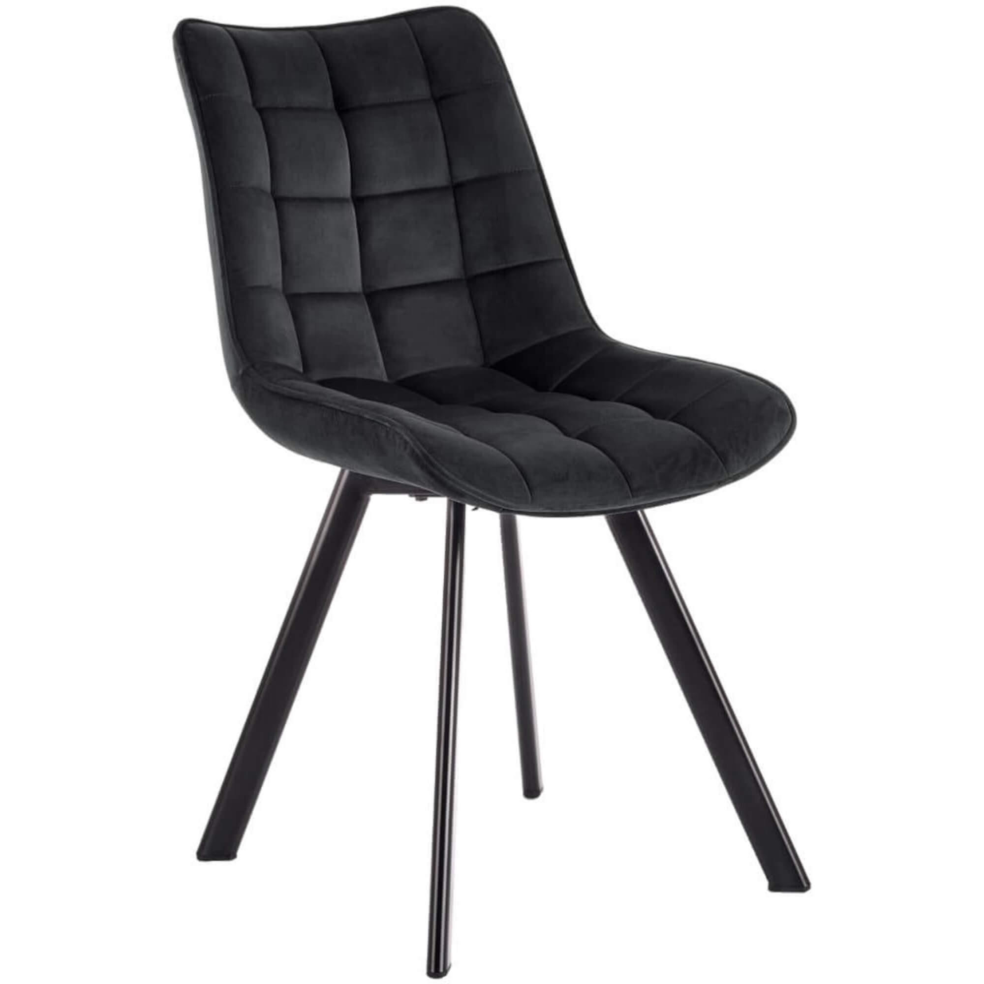 STUHL MODI K332 - Schwarz, Holzwerkstoff/Metall (46/84/61cm) - Meblini