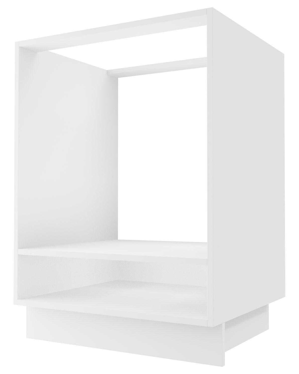 HERDUMBAUSCHRANK Bari D11K/60 Grau / RAL 4009 pastellviolett 60 / 50 / 82cm - Violett/Grau, Holz/Holzwerkstoff (60/82/50cm) - Feldmann-Wohnen