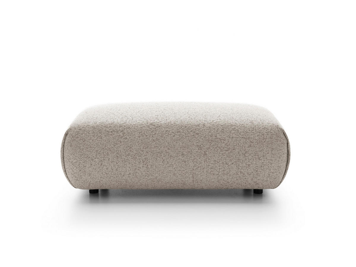 MASSENO Sitzhocker ZEST, Modern Polsterhocker, Fußhocker Grau - Grau, Holzwerkstoff/Kunststoff (70/42/113cm) - MASSENO