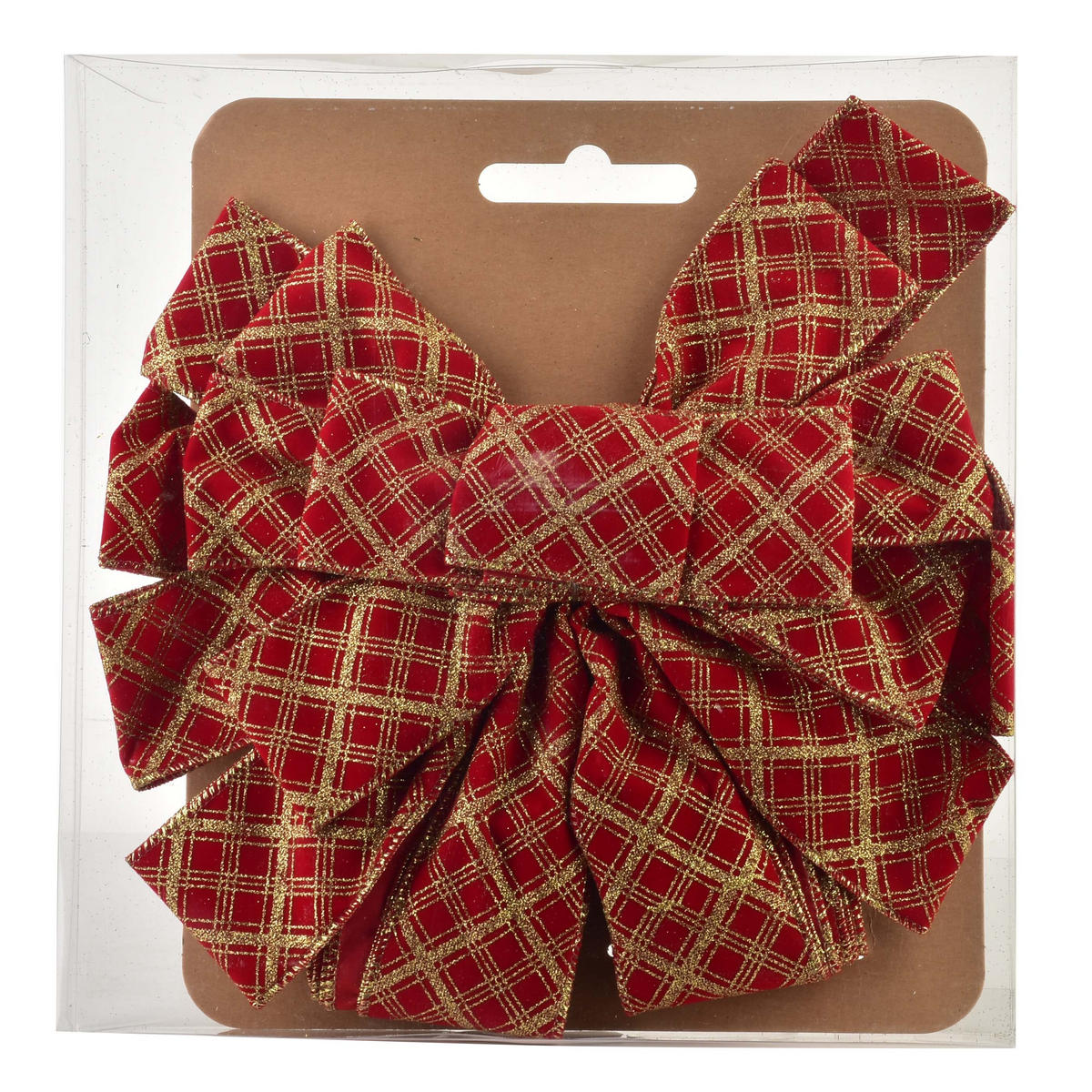 SCHLEIFE Santa Lila Hellrot 32x32x130 cm Kunststoff - Hellrot, Kunststoff (32/130/32cm) - Mondex