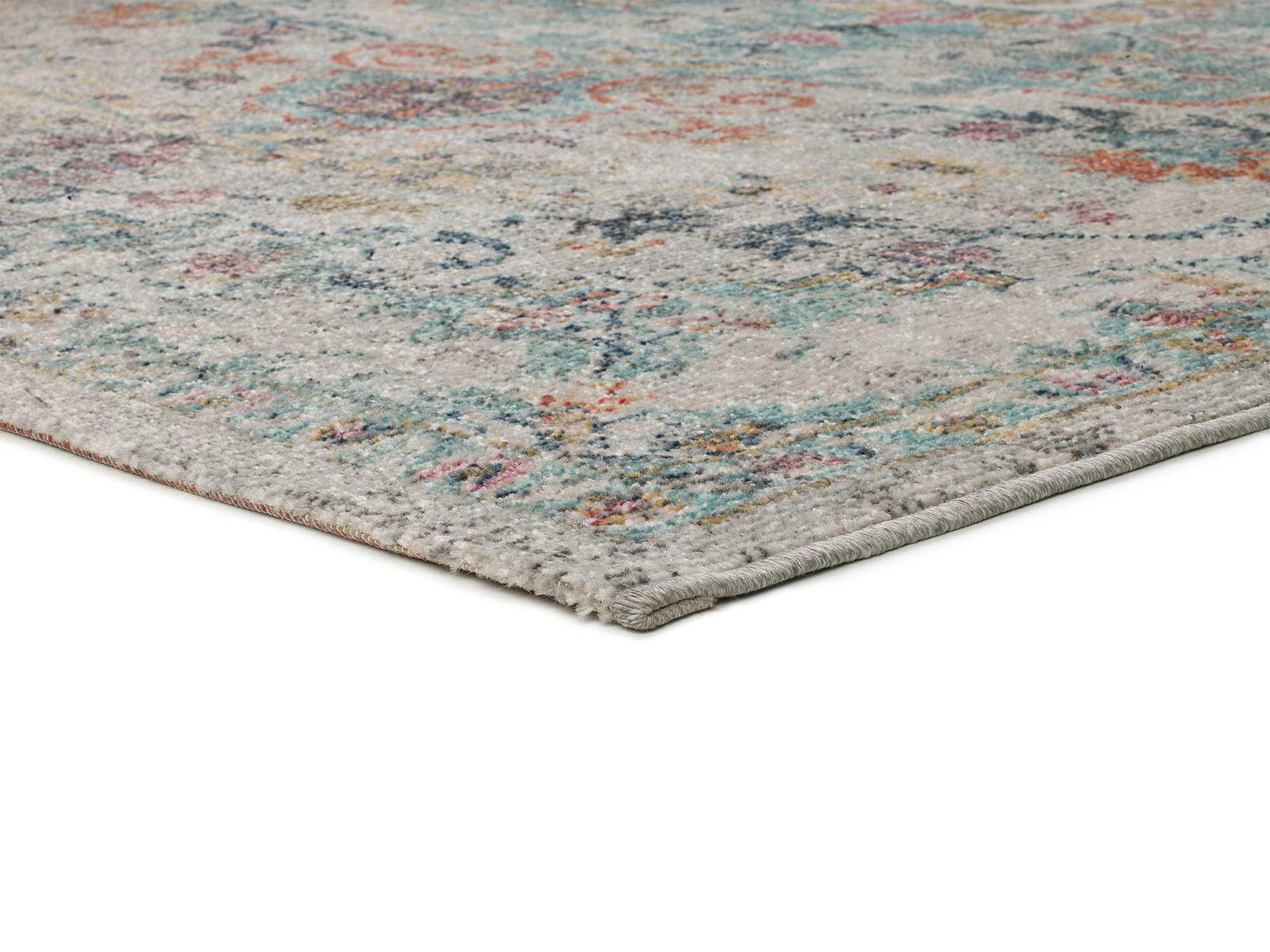 OUTDOORTEPPICH Blau Luna 200/290 cm - Blau/Rostfarben, Kunststoff/Textil (200/290cm) - Atticgo