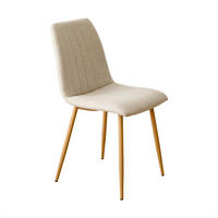 STUHL Wismar Beige 44.5 cm x 86 cm - Beige, Textil (44/86/56cm) - Kenay Home