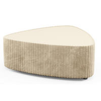 COUCHTISCH Beige MIJA Gepolstert Tilia - Beige, Holzwerkstoff (96/96/42cm) - Sepro Meble
