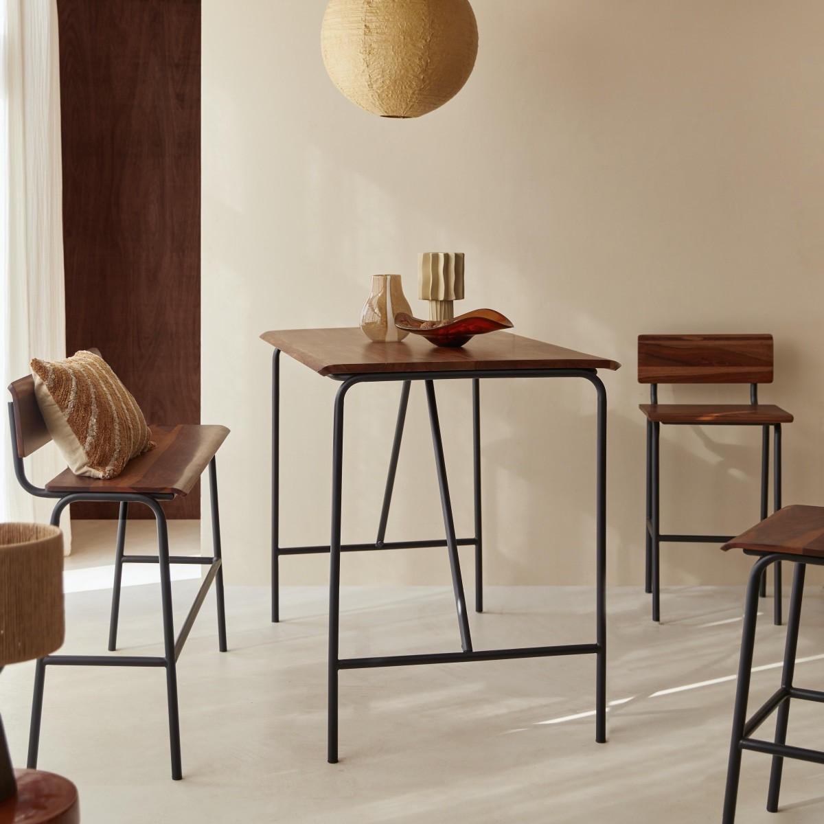 TISCH Talia Braun aus Palisander - Braun, Holz (84/140/106cm) - Tikamoon