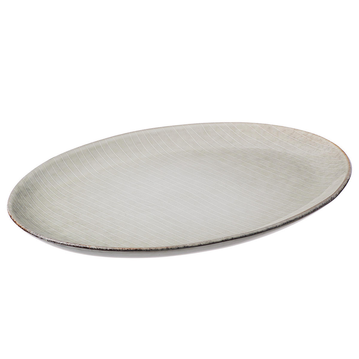 DINNERTELLER (4er Set) Henley - Grau, Keramik (35/25/3cm) - Butlers