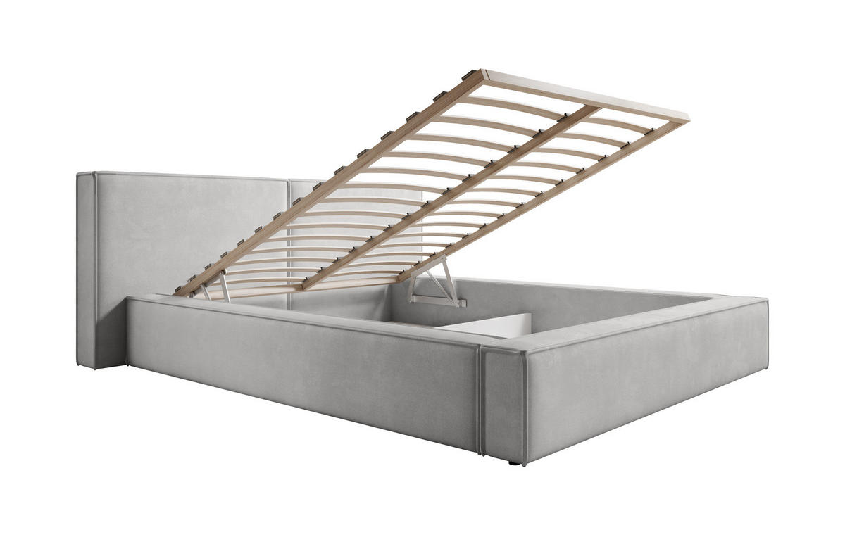 POLSTERBETT HEVE 120x200 Creme - Creme, Holzwerkstoff (120/200cm) - Compleo24