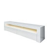 TV Lowboard Bati Weiß mit LED-Beleuchtung 92390 - Weiß, Holzwerkstoff (150/47/36.8cm) - moebel17