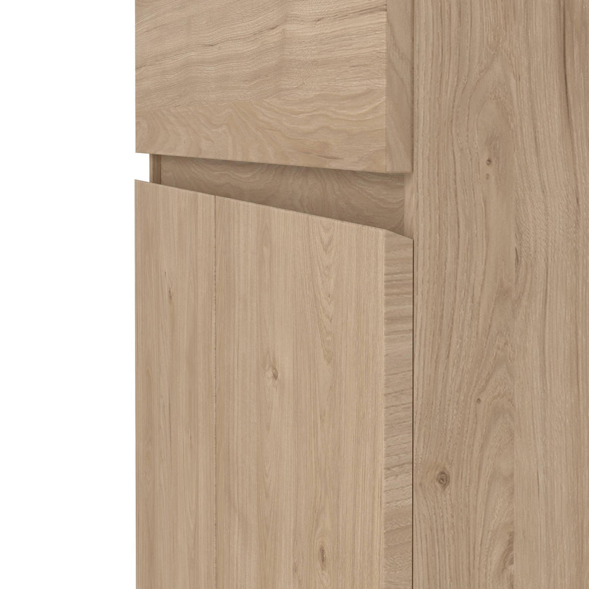 KOMMODE Eiche 40/80.4/100.4 cm - Braun, Holzwerkstoff (80.4/100.4/40cm) - DMORA