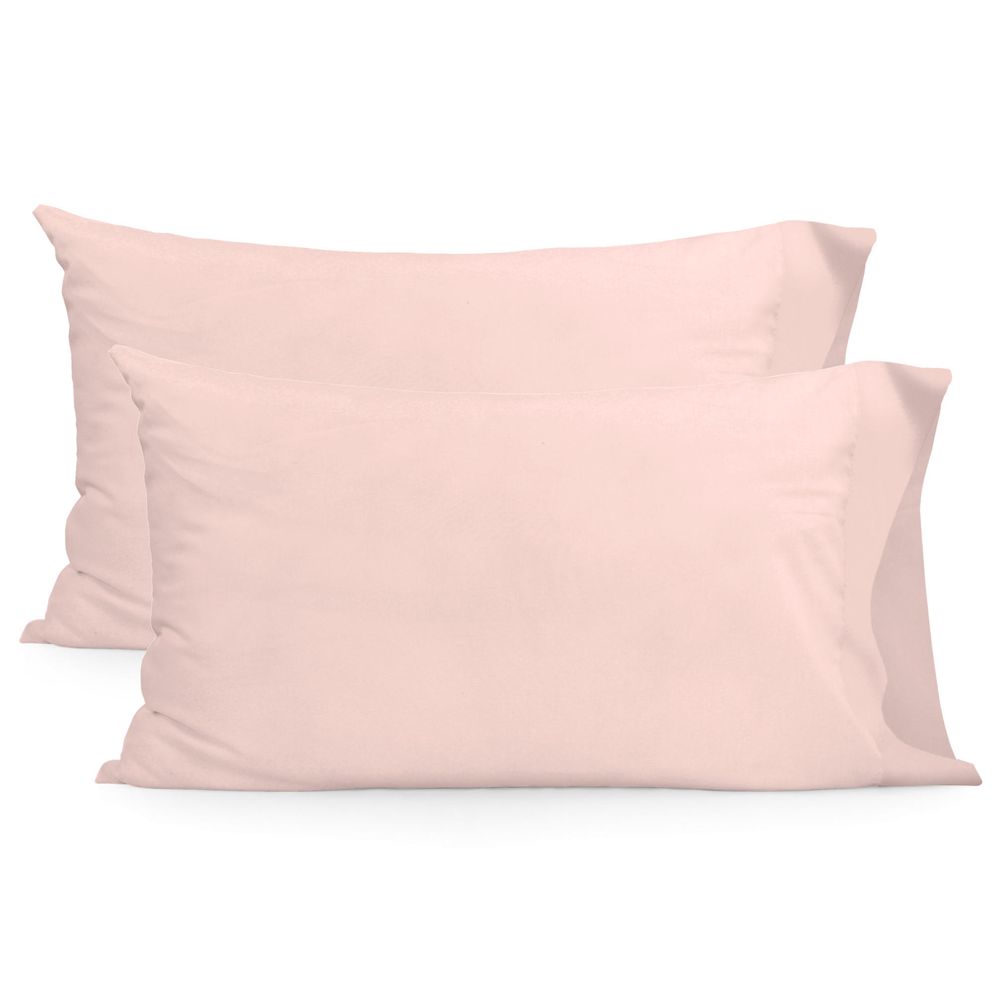 KISSENBEZUG basic 50x75 cm (x2) hellrosa - Rosa, Textil (50/75cm) - Happy Friday