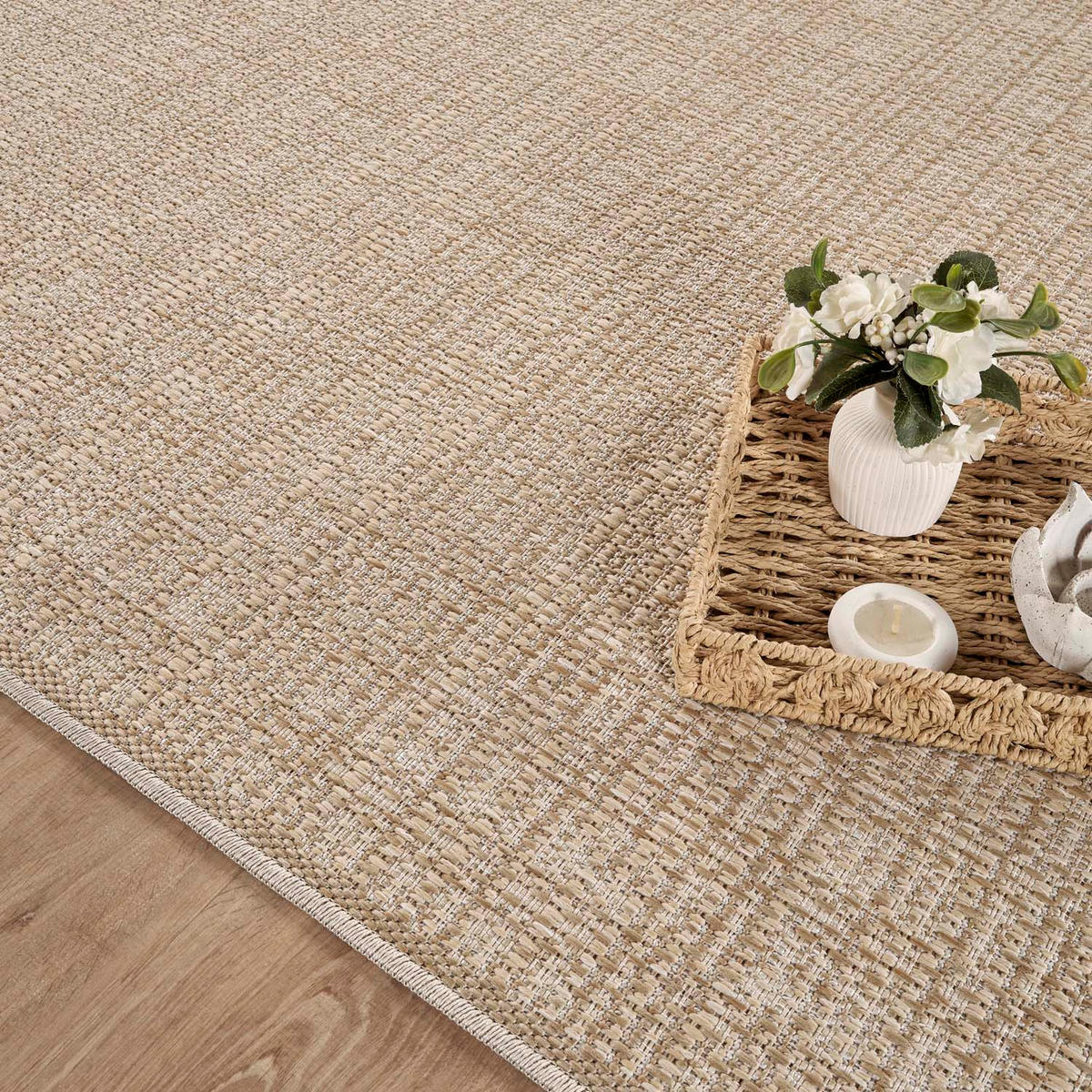 OUTDOOR-TEPPICH 791 Braun Wetterfest 200x200 cm - Braun, Textil (200/200cm) - carpet city