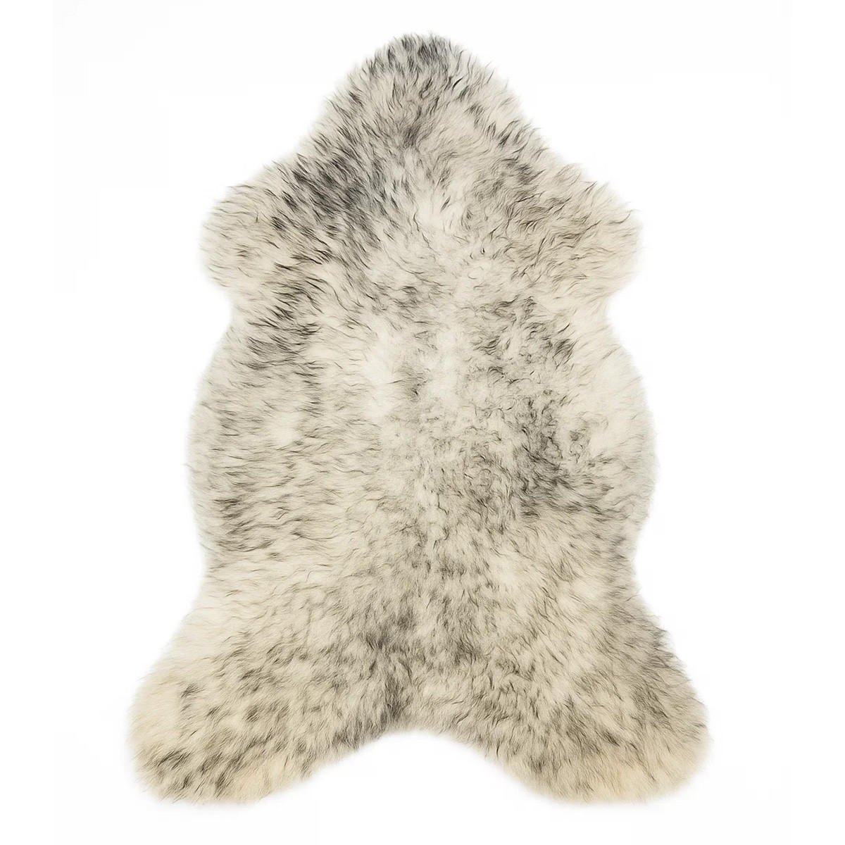 SCHAFFELL Geflammt Natur mit kleinen Mängeln ca. 110 cm - Schwarz, Fell (60/110cm) - Provellus