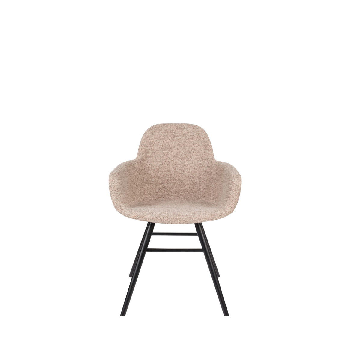 ESSZIMMERSTUHL Albert Kuip Soft Armlehne Beige - 2 er Set - Beige, Textil (59/81.5/55cm) - Zuiver