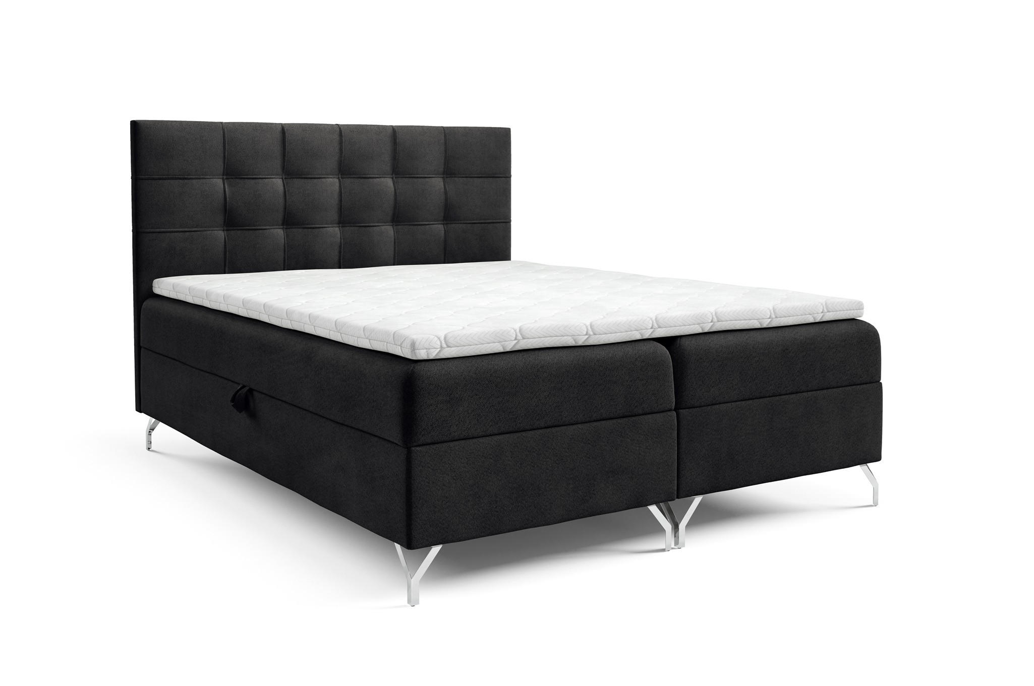 Fun Möbel Boxbett Schwarz 160x200 cm