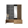GARDEROBE Premium - Braun/Grau, Holzwerkstoff (172/205/42cm) - MIRJAN24