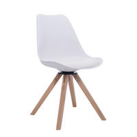 BESUCHERSTUHL Perth Kunstleder Weiß Eckig Konferenzstuhl Bürostuhl - Weiß, Leder (48/84/56cm) - DELUKE