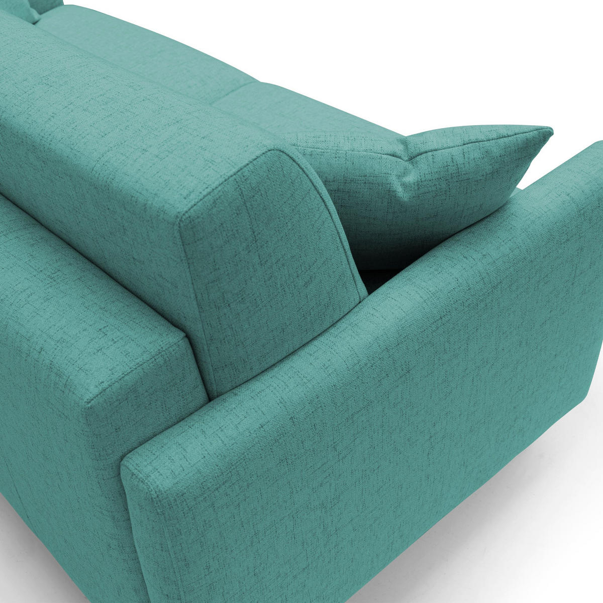 SCHLAFSOFA Edgar - Grün, Textil (200/94/97cm) - Divani.store