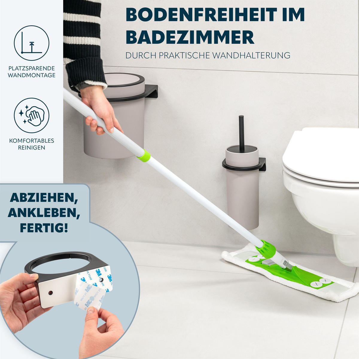 WC-GARNITUR SAVONA, taupe, Kunststoff - Taupe, Kunststoff (10/36.5/10cm) - bremermann