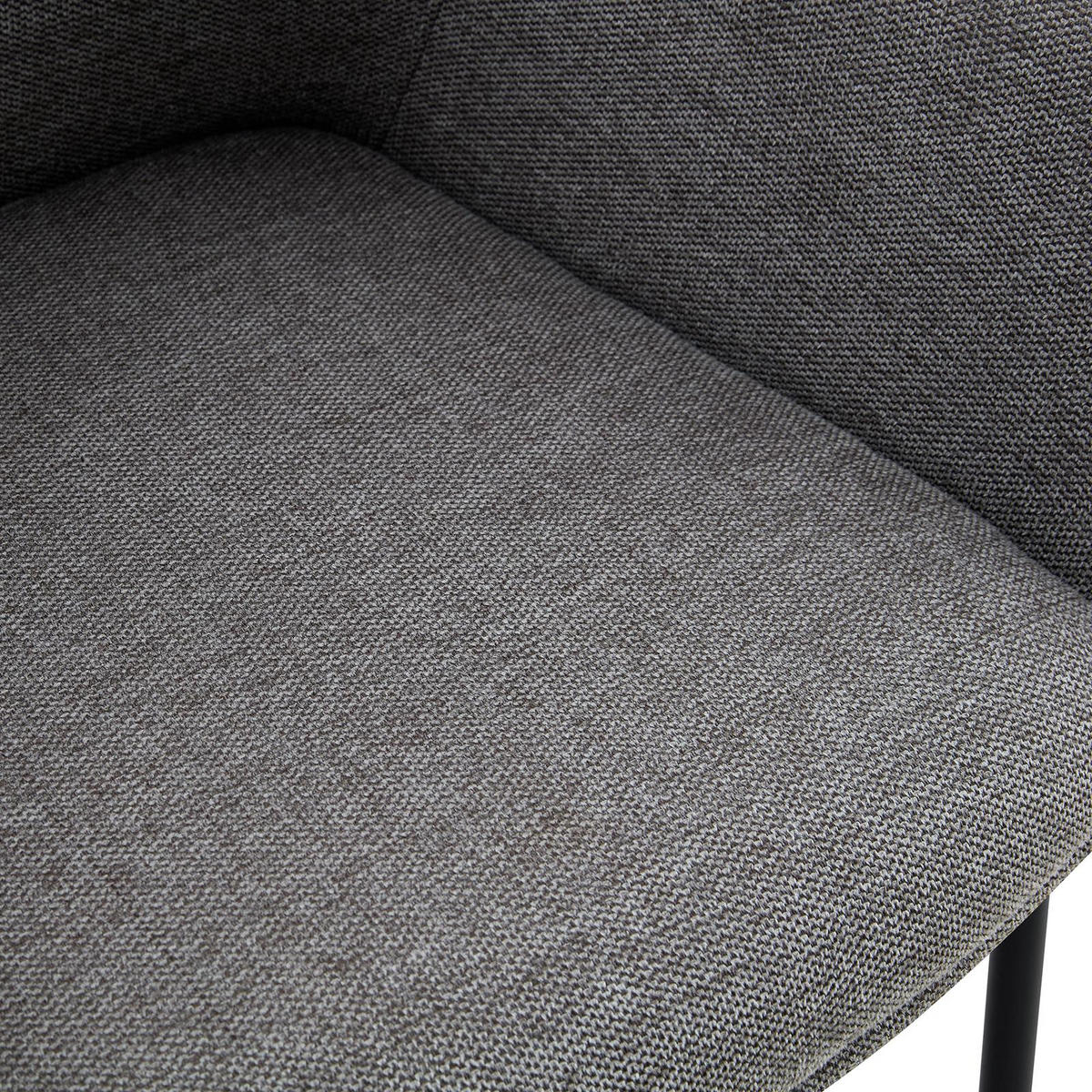 ESSZIMMERSTÜHLE TURSI 2er-Set grau - Grau, Textil (56/83/55cm) - IDIMEX