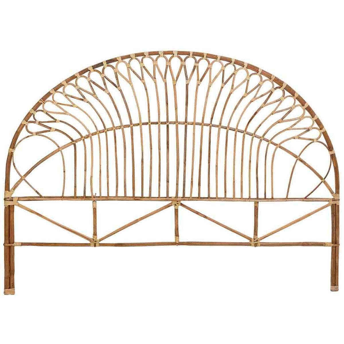 KOPFTEIL, 178x2x127cm - Braun, Naturmaterialien (178/127/2cm) - Wanderlust