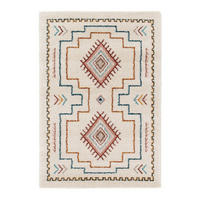TEPPICH Shaggy weich voluminös mehrfarbig - Multicolor, Textil (120/170cm) - AFK Living