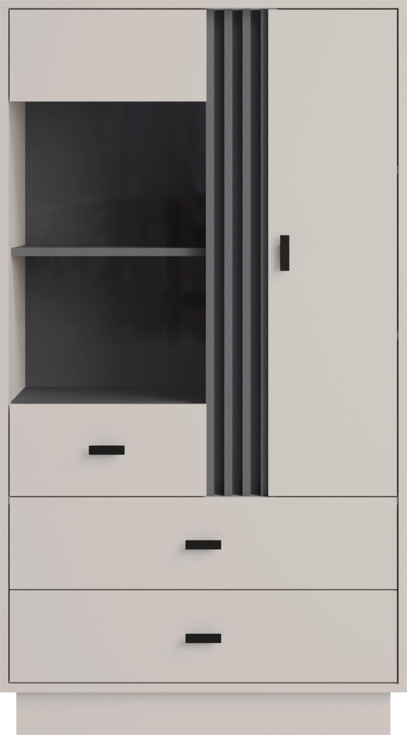 BÜCHERREGALE PUNTO 80 / 145 / 40 cm Kaschmir - Kaschmir, Holzwerkstoff (80/145/40cm) - MASSENO