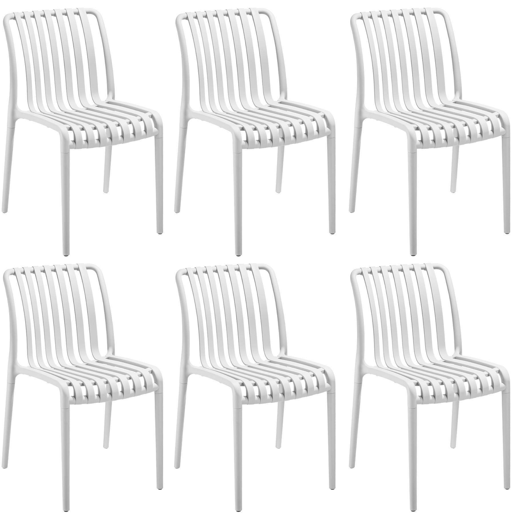 GARTENSTÜHLE Alcudia,47 x 58 x 80,5 cm, Belastbarkeit 110 kg,creme - Creme, Textil (47/80.5/58cm) - tectake