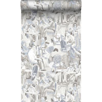 TAPETE figurative Motive 53 cm x 10.05 m - Weiß, Papier (53/1000cm) - Origin Wallcoverings