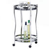 SERVIERWAGEN VEGA - Chromfarben, Glas (45/72/45cm) - IDIMEX