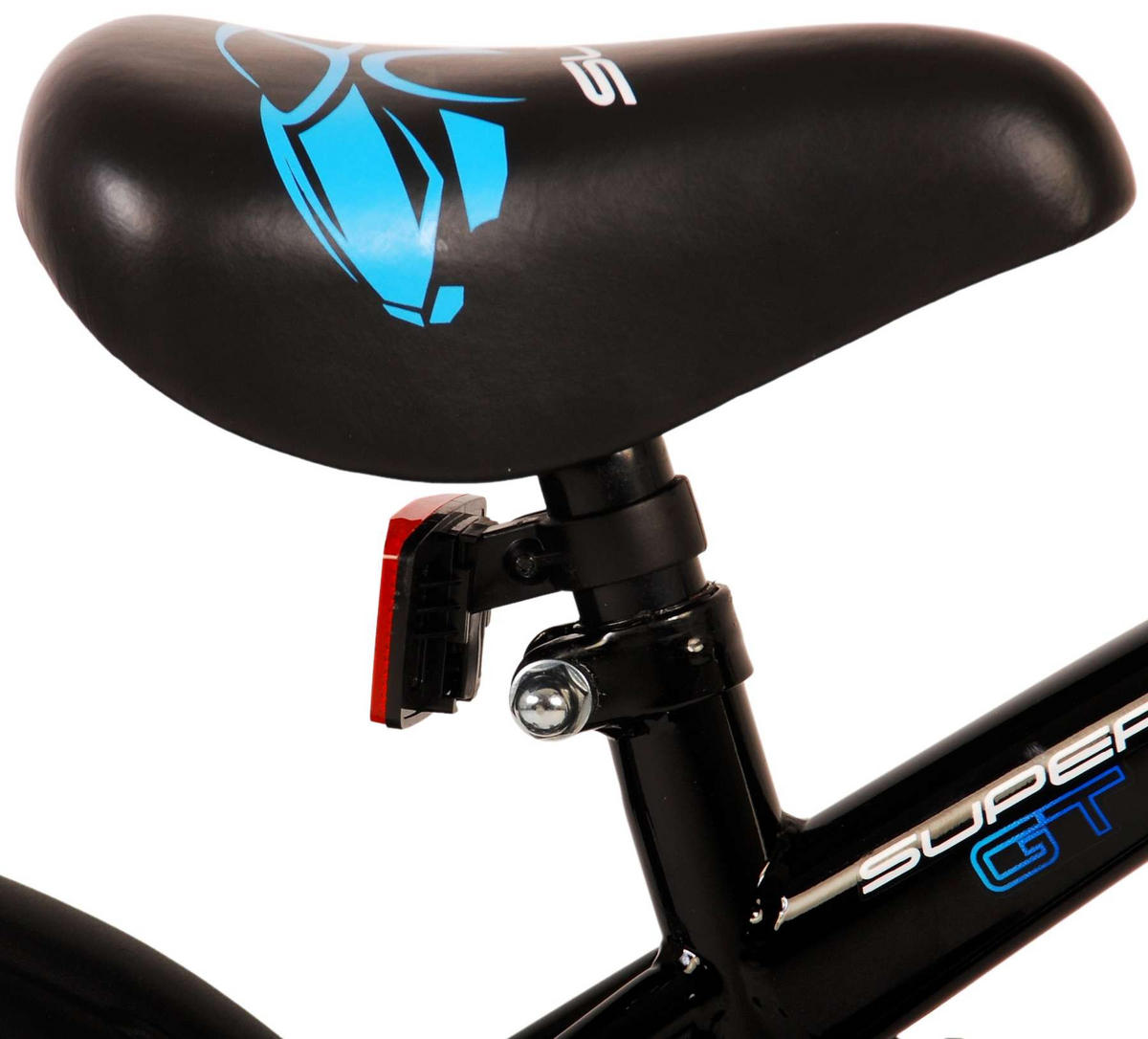 KINDERFAHRRAD Super GT - Jungen - 12 Zoll - Rücktritt + Handbremse - Blau - Blau/Schwarz, Metall (42cm) - TPFSports