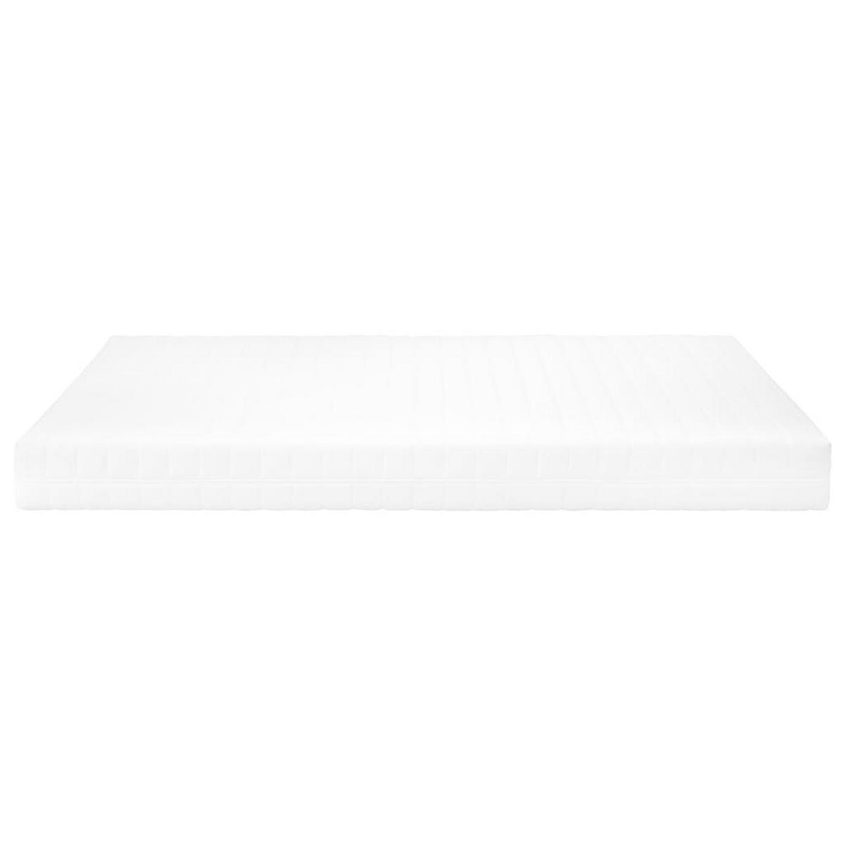 MATRATZE 100 X 200 CM 7 ZONEN PU SCHAUM 16 CM H2 H3 - Weiß, Kunststoff (100/200cm) - vidaXL
