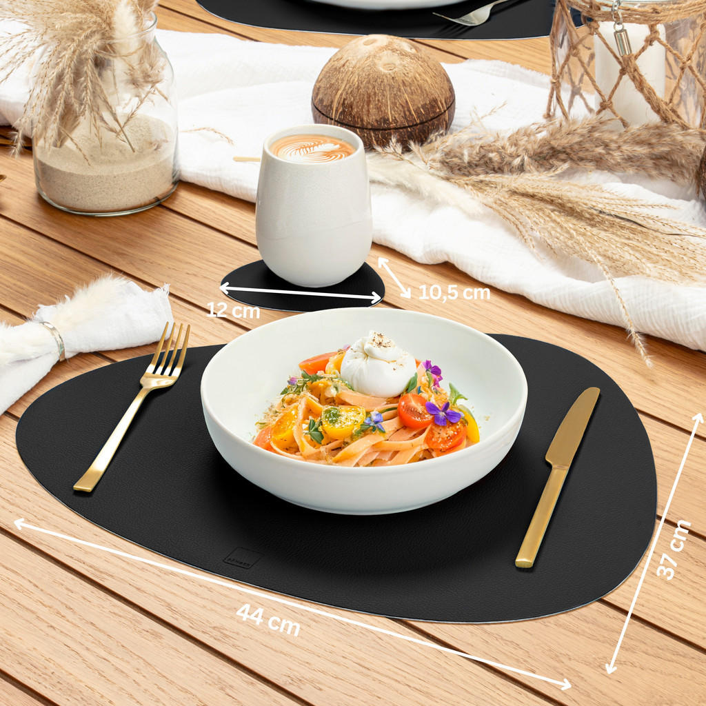 Thumbnail - Sänger Tischset, Weiß, Kunststoff, Organisch, 44x37 cm, Wohntextilien, Tischwäsche, Tischsets