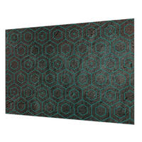 FOTOTAPETE 312x219 cm - Geometrisches Muster - Braun, Textil (312/219cm) - Wallfluent