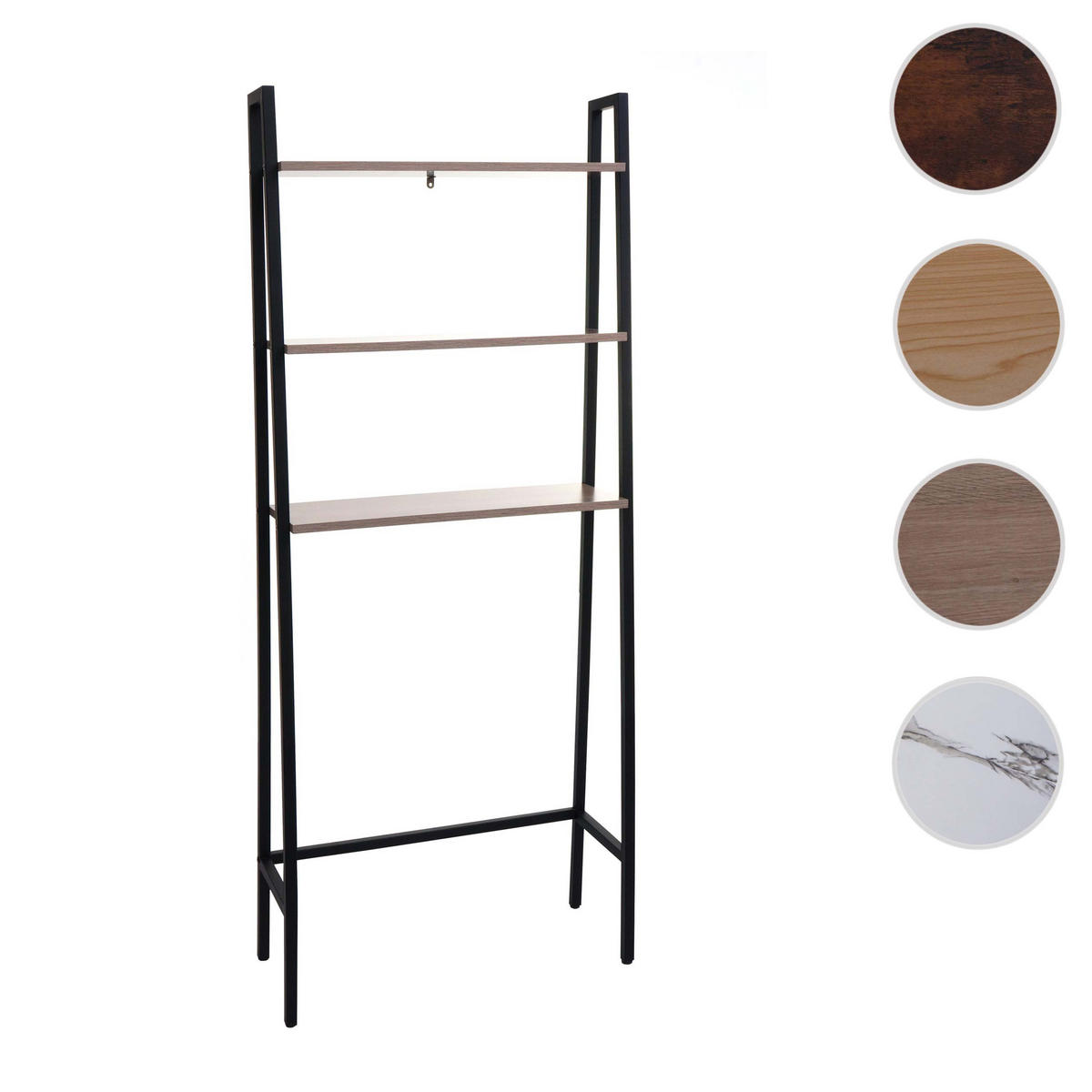 STANDREGAL Grau, Braun - Braun/Grau, Holz (64/155/25cm) - MCW