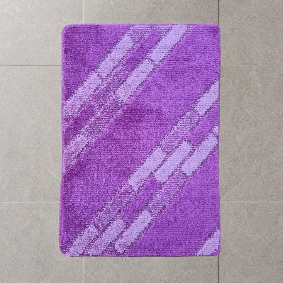 BADEMATTE 80/150cm HELLLİLA - Flieder, Textil (80/150cm) - ROLFNERS