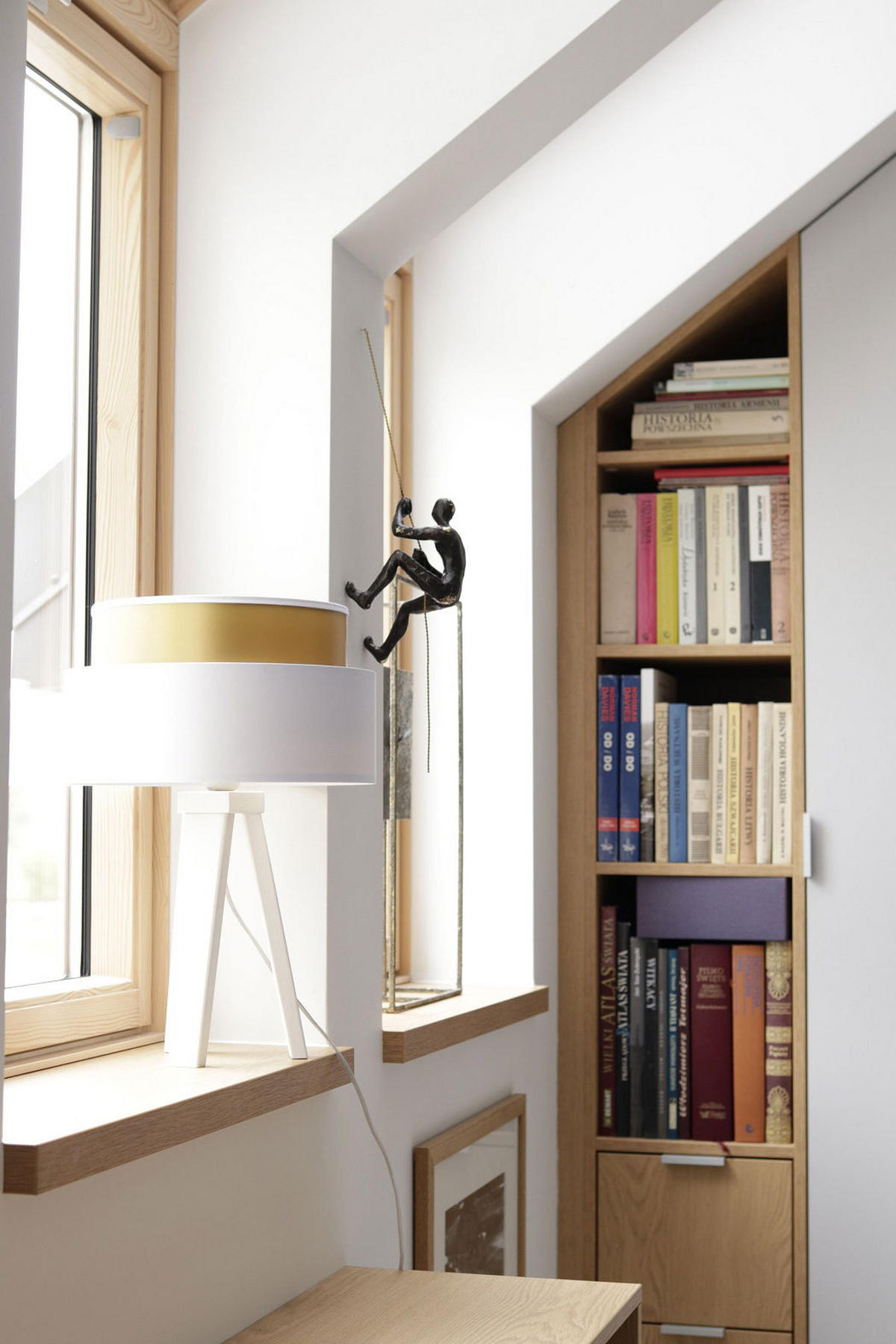 TISCHLAMPE Weiß 30/45 cm - Weiß, Kunststoff (30/0.7/45cm) - ONZENO