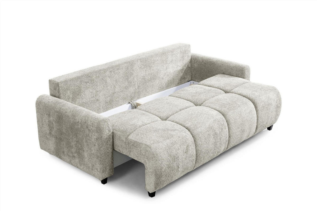 SCHLAFSOFA Giana - Weiß, Holzwerkstoff/Textil (230/100/100cm) - Fun Möbel