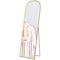 STANDSPIEGEL Goldfarben 50.0/1.5/161.5 cm - Goldfarben, Metall (1.5/161.5/50cm)