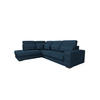 ECKSOFA Nevio Xl In Scala - Dunkelblau, Holzwerkstoff/Textil (312/226cm) - Fun Möbel