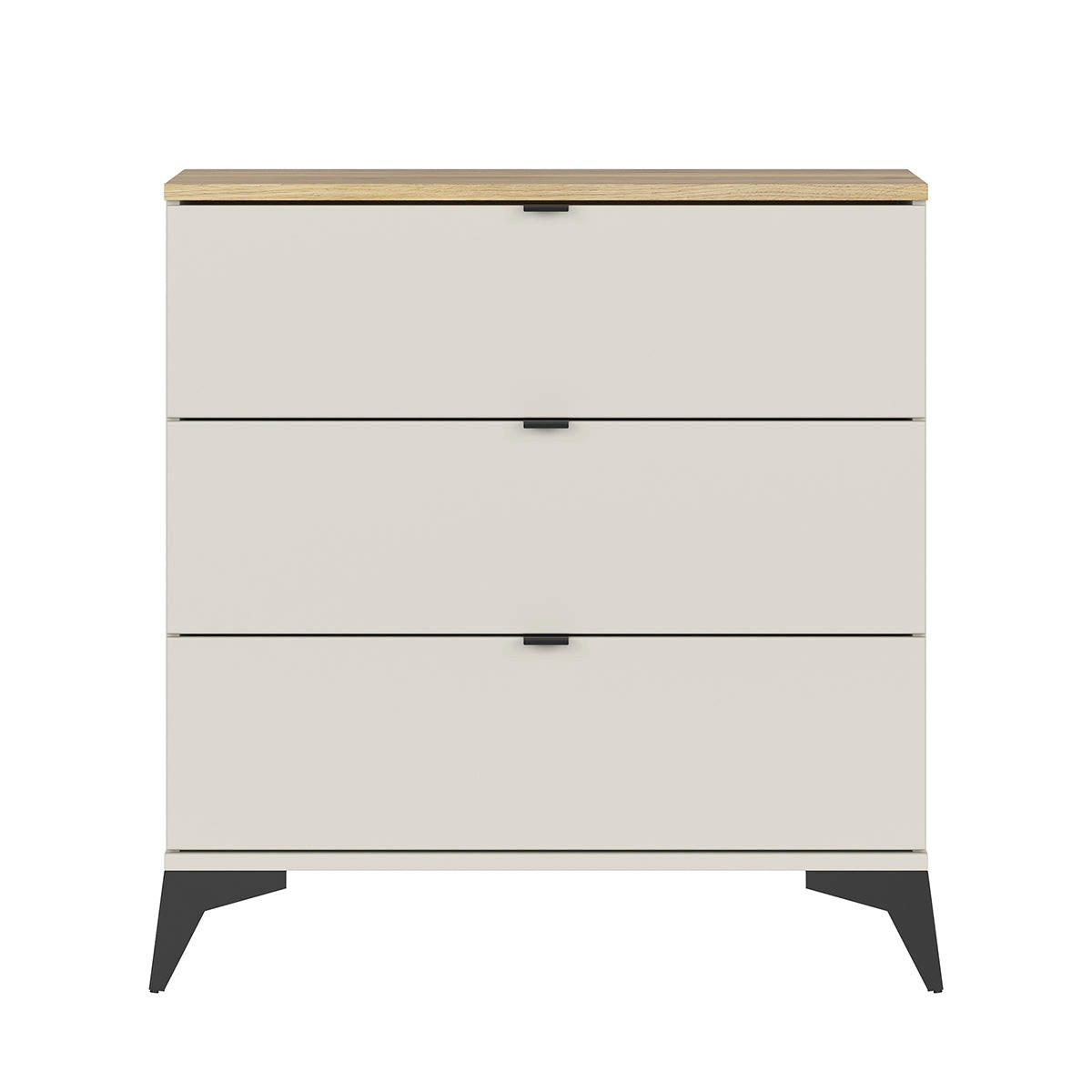 KOMODA Naya Kašmír - béžová, kompozitné drevo (85/90/41cm) - Petits-meubles