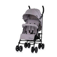 BUGGY Milano grau/schwarz Buggy bis 22 kg, Rückenlehne verstellbar, faltbar - Schwarz, Metall (60/49/105cm) - Chipolino
