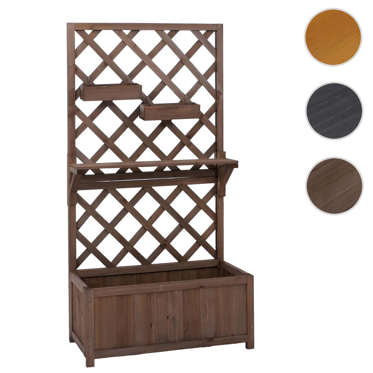 HOCHBEET Dunkelbraun - Dunkelbraun, Holz (70/135/30cm) - MCW