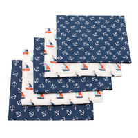 SPUCKTÜCHER, 5er-Set, 80x80 cm, 100% Baumwolle, bunt - Multicolor, Textil (80/80cm) - Zollner
